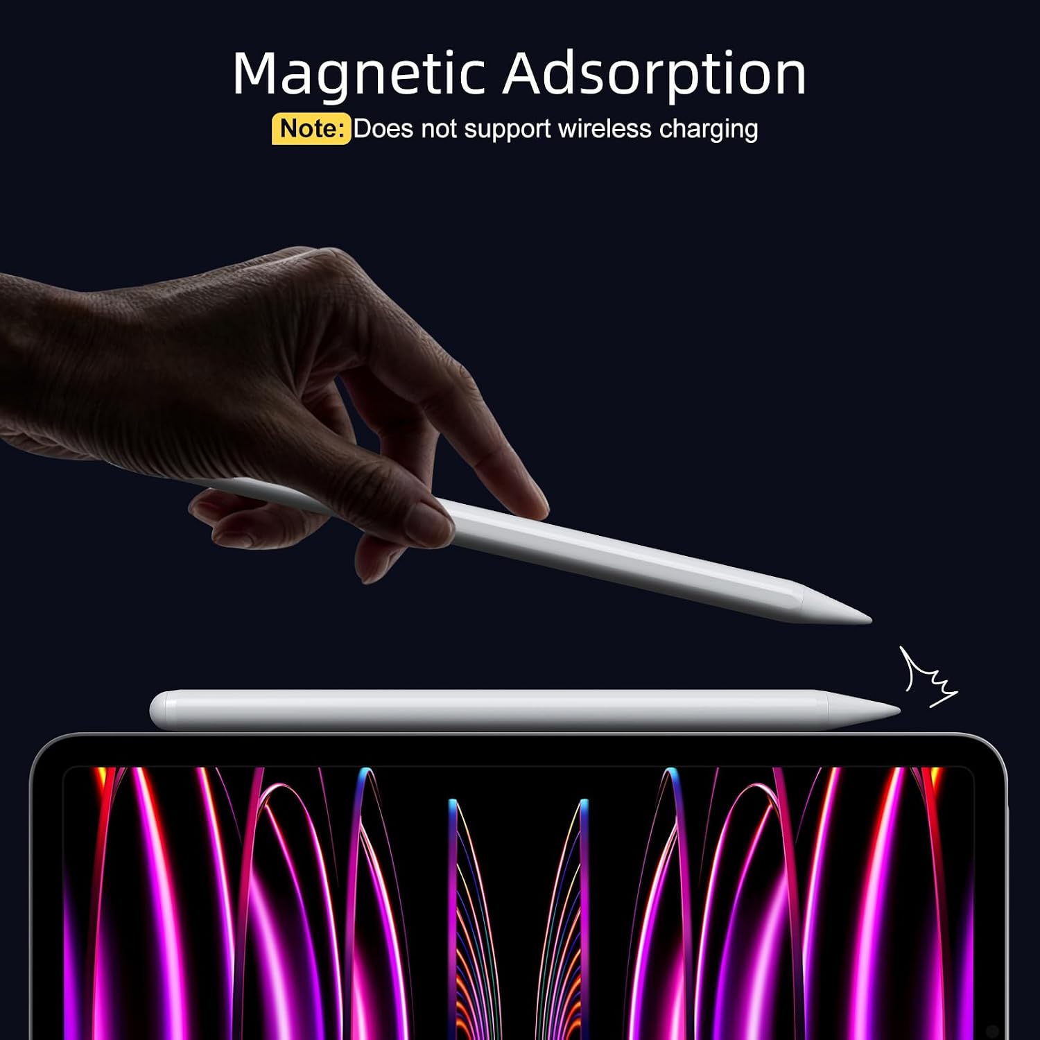 JAMJAKE Stylus Pen for iPad 2018-2025, 10 Mins Fast Charge with Tilt Sensitivity & Palm Rejection, Compatible with Apple iPad 6-11 Gen, iPad Air 3/4/5/M2/M3, iPad mini 5/6, iPad Pro 11/12.9/M4